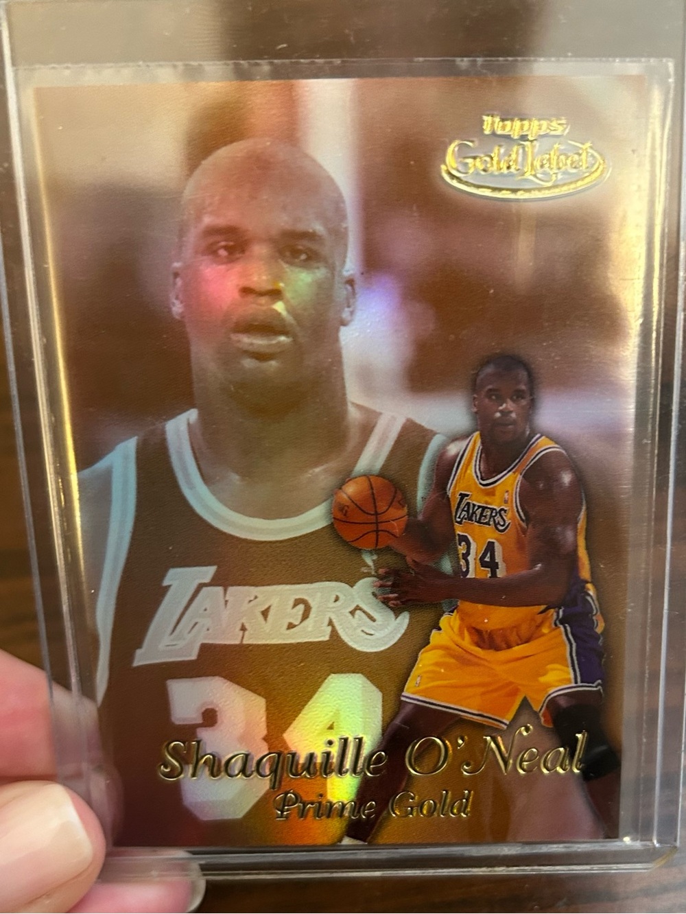 Shaquille O'Neal 1999 Topps Gold Label Prime Gold Black #PG4